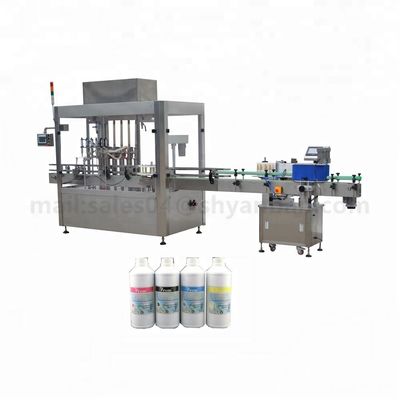 Chine Machine de remplissage liquide automatique de piston inoxydable utilisée dans les pharmaceutiques/industries cosmétiques fournisseur
